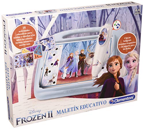 Clementoni - Maletin Educativo Frozen 2 - juego educativo a partir de 3 años, juguete en español (55329)