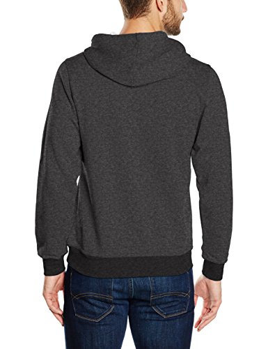 Clique Basic Sudadera con Capucha, Gris (Anthracite Melange), M para Hombre