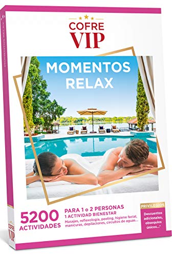 CofreVIP Caja Regalo Momentos Relax 5.200 Actividades a Elegir para 1 o Dos Personas.