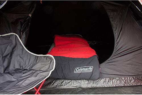 Coleman Blackout para 2 Personas Tienda de Camp, Unisex, Rojo-Gris, 330x200x130 cm