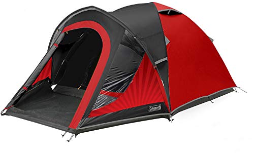 Coleman Blackout para 2 Personas Tienda de Camp, Unisex, Rojo-Gris, 330x200x130 cm