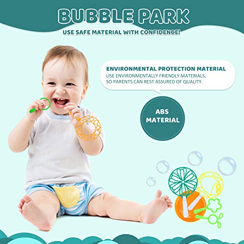 colmanda Pompas de Jabón para Niños, 35 Piezas Varitas de Burbujas Kit de Juguetes Pompas De Jabón Verano Máquina de Burbujas Juego para Fiesta de Cumpleaños, Aire Libre Jardín