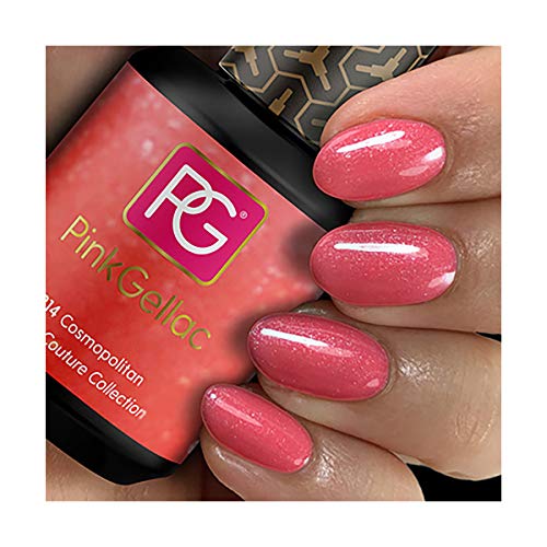 Color de pintauñas permanente Pink Gellac 214 Cosmopolitan. Esmalte de gel, calidad profesional y fácil aplicación en casa. Esmaltes de uñas.