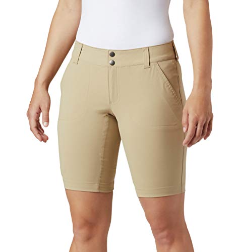 Columbia Saturday Trail Pantalones Cortos de Senderismo, Mujer, Marrón (British Tan), W4/L12