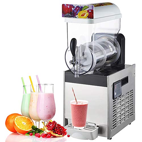 ConBeauty Slushie Machine, 15L Tank Frozen Drink Machine 450W Margarita Machine Slushie Maker, para cafés, restaurantes, Bares, Uso Comercial en el hogar, CE