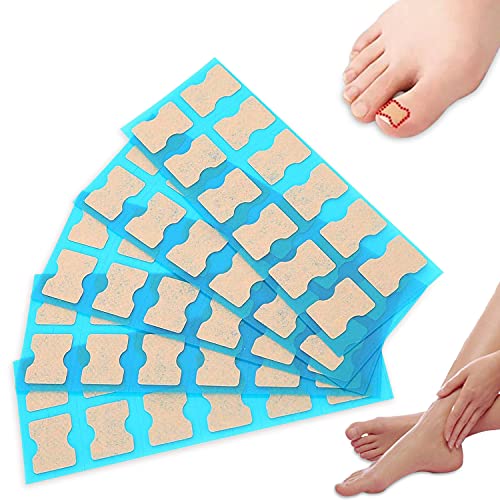 Correctoras Uñas Encarnadas, 60 Piezas Parche Uña Pie, Corrector Uñas, Parche Corrección Uñas Pies, Corrector Paroniquia para Mujeres y Hombres, Para Cuidado de las Uñas