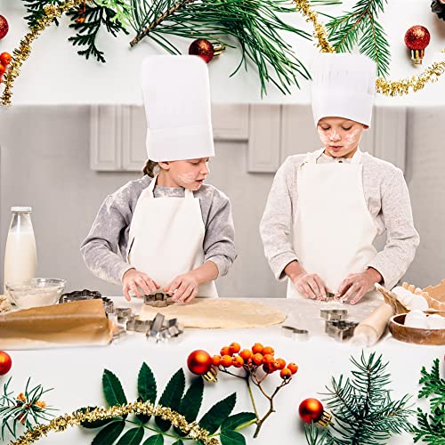 Cortadores de Galletas de Navidad - 9 Piezas de Moldes Galletas Navidad de Acero Inoxidable para Hornear Navidad, Hombre de Jengibre, árbol de Navidad, Copos de Nieve, Muñeco de Nieve