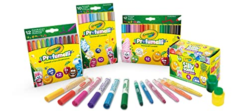 Crayola – I profumelli Set ahorro, para dibujo con colores perfumadas, para escuela y tiempo libre, 7455 , color/modelo surtido