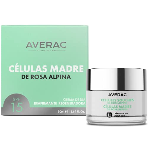 Crema de día reafirmante y regeneradora con células madre de rosa alpina, 50 mL