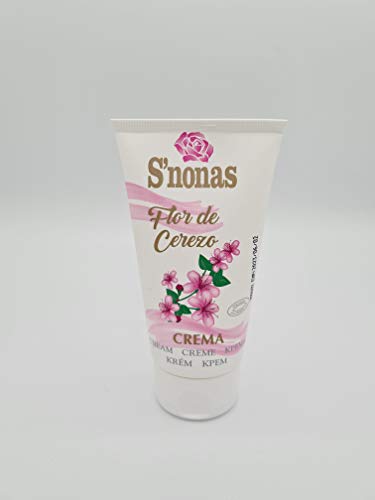 Crema de manos FLOR DE CEREZO S'nonas, 3 unidades de 75 ml. Aroma y textura única.