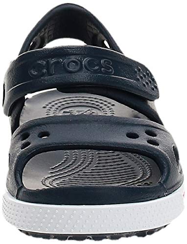 Crocs Crocband II Sandal Unisex Niños Sandals, Azul (Navy White), 22/23 EU