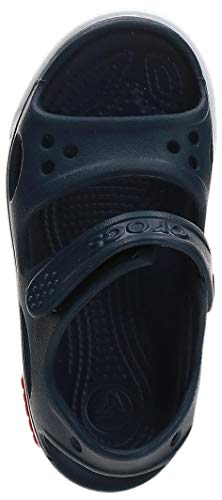 Crocs Crocband II Sandal Unisex Niños Sandals, Azul (Navy White), 22/23 EU