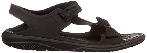 Crocs Swiftwater Expedition Mujer Relaxed Fit, Negro (Black/Black 060), 39/40 EU