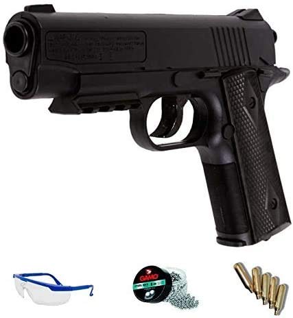 Crosman Pack Pistola de Aire comprimido de balines (perdigones de Acero BBS) 1911 - <3,5J