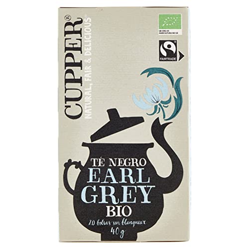 Cupper Classic Earl Grey Bio, 20 Bolsas 1 Unidad 200 g