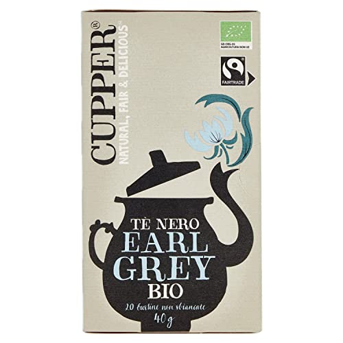 Cupper Classic Earl Grey Bio, 20 Bolsas 1 Unidad 200 g