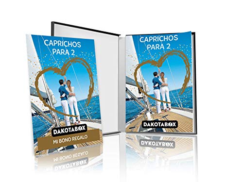 DAKOTABOX - Caja Regalo hombre mujer pareja idea de regalo - Caprichos para 2 - 5100 experiencias como tratamientos de bienestar, cenas y actividades de aventura