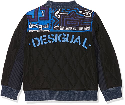 Desigual Abrig_Cut Chaqueta, Azul (Navy 5000), 116 (Talla del Fabricante: 5/6) para Niños