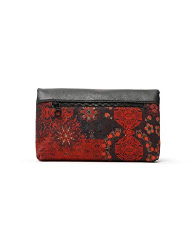 Desigual Fabric Across Body Bag, Mujer, Negro, U