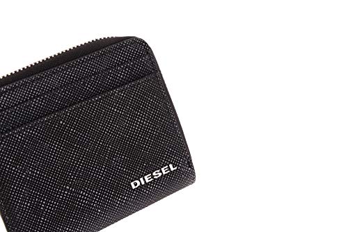 Diesel Monedero Hombre Pass-ME Stainless Matt (Gris)