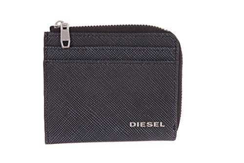 Diesel Monedero Hombre Pass-ME Stainless Matt (Gris)