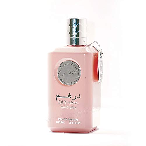 Dirham Wardi 100 ml EDP parfum arabe pour femme jasmin, vanille, rose parfum vaporisateur longue durée