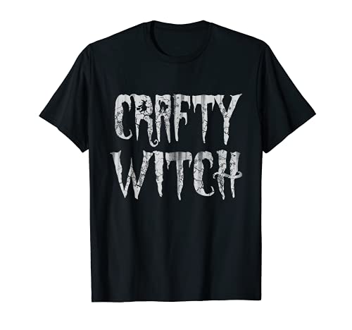 Disfraz de bruja artesanal para fiestas de Halloween, truco o golosinas Camiseta