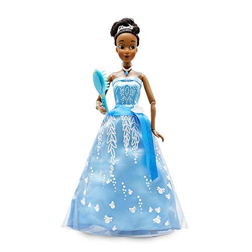 Disney Muñeca Tiana Premium con vestido iluminado – La princesa y la rana 11 pulgadas