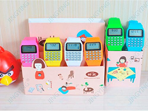 DISOK - Reloj Calculadora (Precio Unitario) - Relojes Infantiles, Niños. Regalos, Recuerdos y Detalles para Cumpleaños, Comuniones Baratos, Originales Y Prácticos para Niños