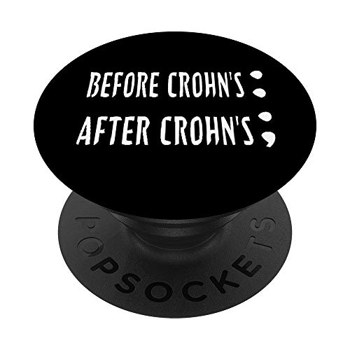 Divertido Semicólico Colon Enfermedad de Crohn Pun PopSockets PopGrip Intercambiable