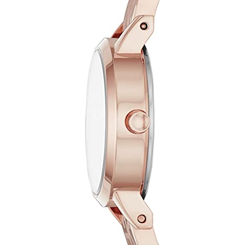 DKNY - Reloj analógico Soho de Cuarzo con Correa de Acero Inoxidable en Oro Rosa para Mujer NY2884