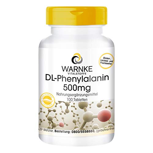 DL-Fenilalanina 500mg – 100 comprimidos