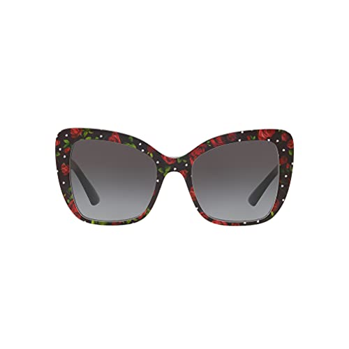 Dolce & Gabbana 0DG4348 Gafas, Print Roses/Hearts, 54 para Mujer