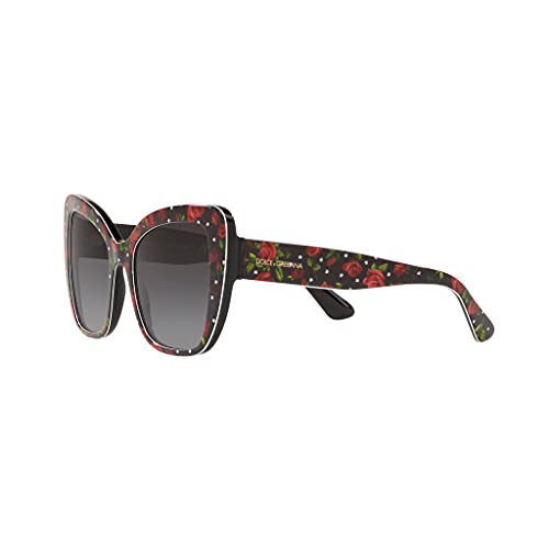 Dolce & Gabbana 0DG4348 Gafas, Print Roses/Hearts, 54 para Mujer