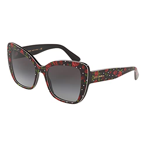 Dolce & Gabbana 0DG4348 Gafas, Print Roses/Hearts, 54 para Mujer