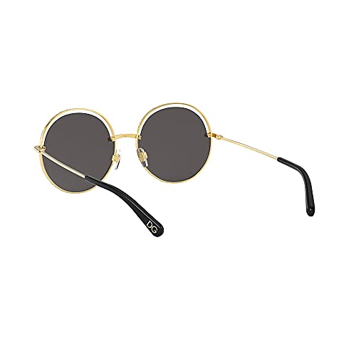 Dolce & Gabbana Gafas de sol DG2262 133487 Gafas de sol Mujer color Gris oro tamaño de lente 58 mm