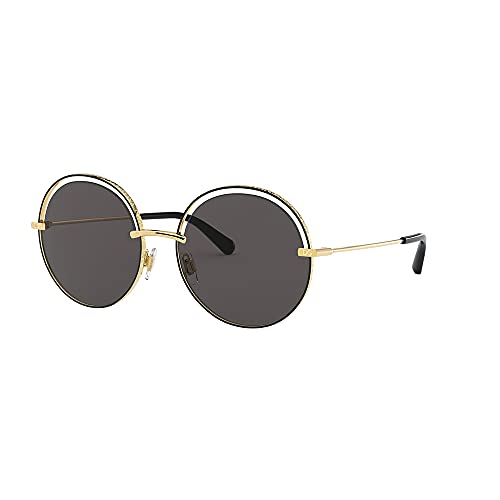 Dolce & Gabbana Gafas de sol DG2262 133487 Gafas de sol Mujer color Gris oro tamaño de lente 58 mm