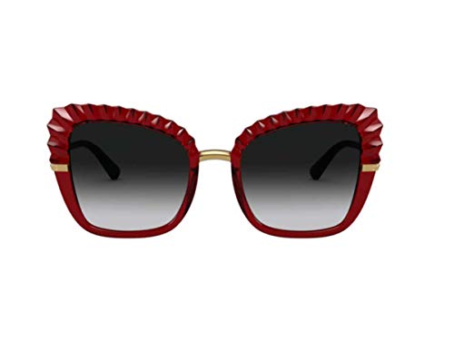 Dolce & Gabbana Gafas de sol DG6131 550 / 8G ROJO Gafas transparentes Mujer color Rojo gris tamaño de lente 53 mm