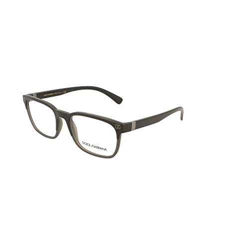 Dolce & Gabbana montura óptica DG5056 3275 TOP BLACK ON GREY gafas hombre color Negro talla 54 mm