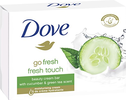 Dove Lavado pieza crema Bar jabón Go Fresh Fresh Touch (Pack de 8, 8 x 100 gramos)