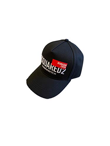 DSQUARED2 Gorra de béisbol D&D Red Tag Negro Talla única