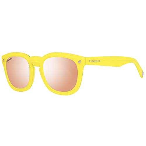 DSQUARED2 Sunglasses Dq0198 41G 49 Gafas de Sol, Amarillo (Gelb), Unisex Adulto