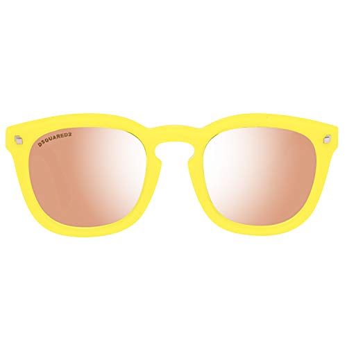 DSQUARED2 Sunglasses Dq0198 41G 49 Gafas de Sol, Amarillo (Gelb), Unisex Adulto