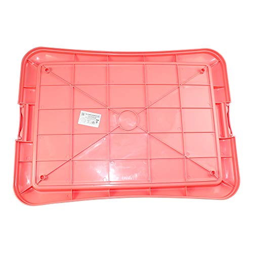 DZL- Bandeja Sanitaria de Adiestramiento Inodoro Interior para Perros Aseo Mascotas Bandeja de Entrenamiento para Mascotas Orinal para Perros Color Azar (L 64 * 47cm)