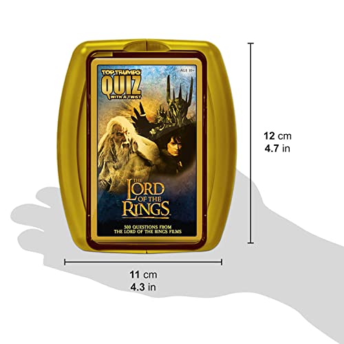 El Señor de los Anillos Top Trumps Quiz Juego, (WM00384-EN1-6)