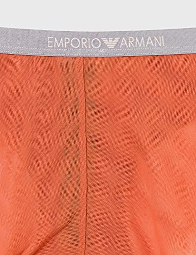 Emporio Armani Cheeky-Pantalón Interior (Microfibra) Full Slip, Canela, M para Mujer