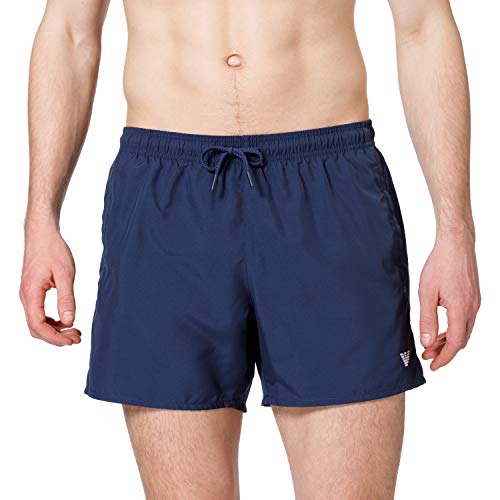 Emporio Armani Swimwear Boxer Essential Bañador, Negro, 3XL para Hombre