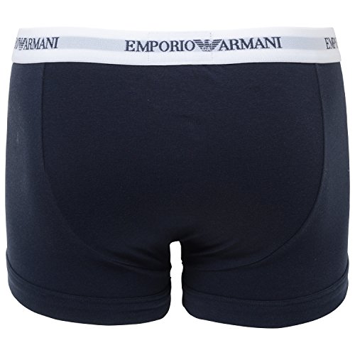 Emporio Armani Underwear 111210-CC717 Calzoncillos, Hombre, Multicolor (Blanco/Marine 10410), L