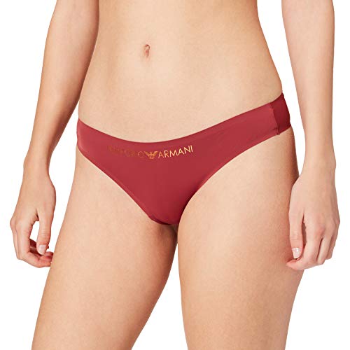 Emporio Armani Underwear Brazilian Brief Bonding Microfiber Calzoncillos, Granada de Pomelo, XL para Mujer