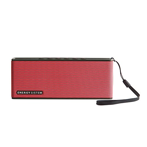 Energy Sistem Music Box B2 - Altavoz portátil inalámbrico (Bluetooth, entrada de audio, manos libres, batería) rojo coral